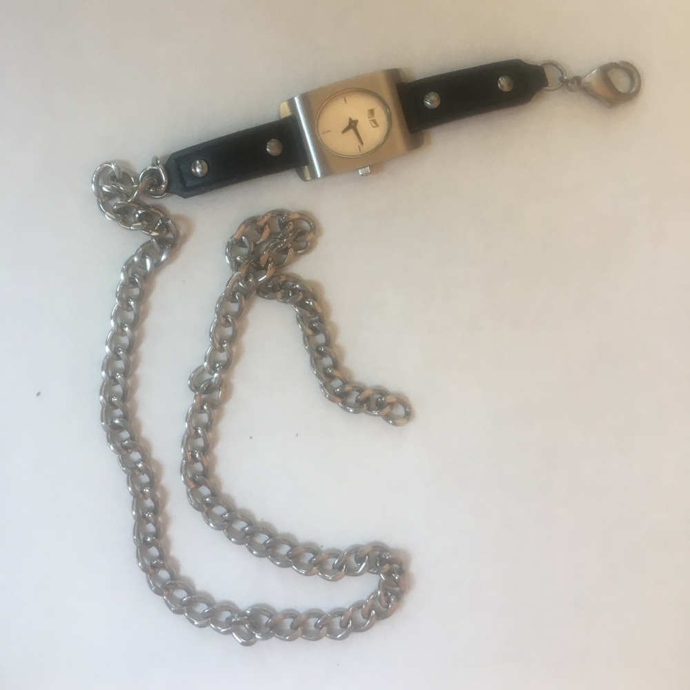 Vestal chain wrap watch black waterproof